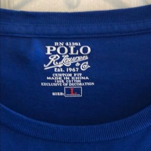 Men’s large Polo T-shirt.